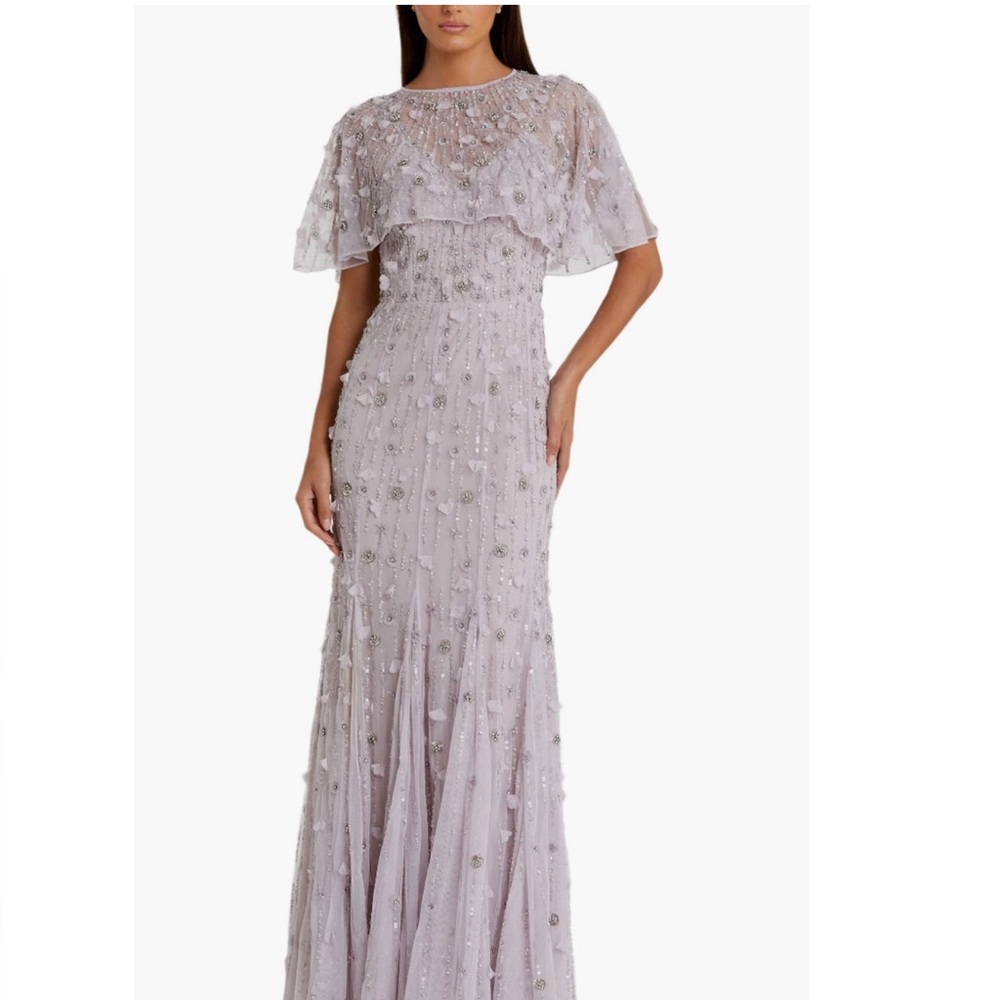 Mac Duggal - lilac cape dress Size 12